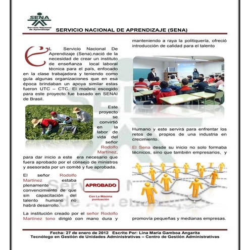 articulo sena febrero 2 2012 