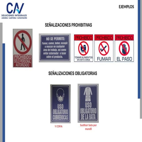 Señalizacion para la industria de alimentos | PPTX