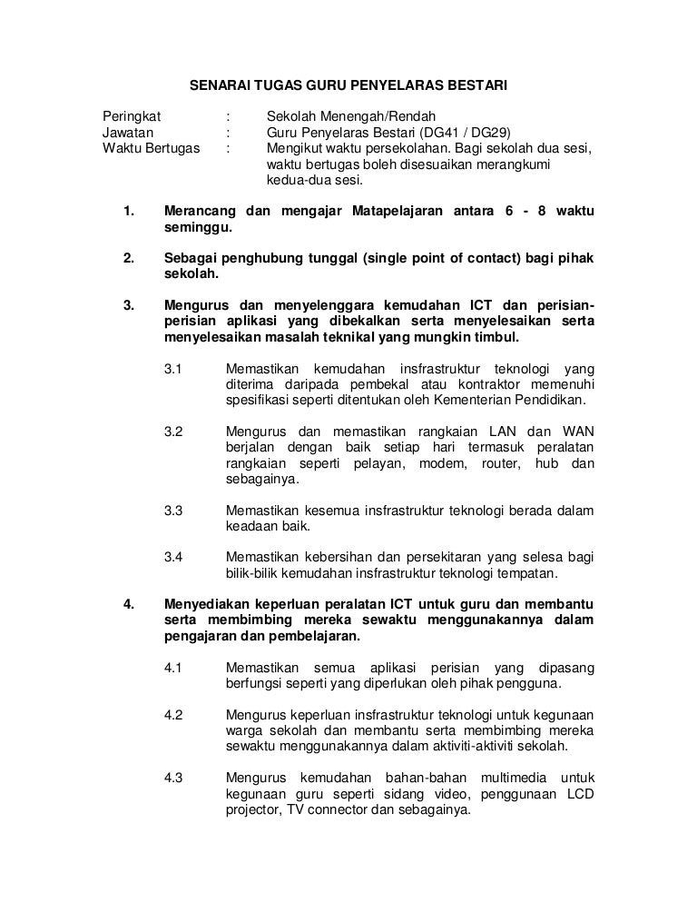 Senarai Tugas Gpb
