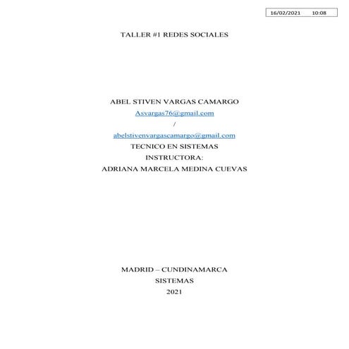 Sena, redes sociales 