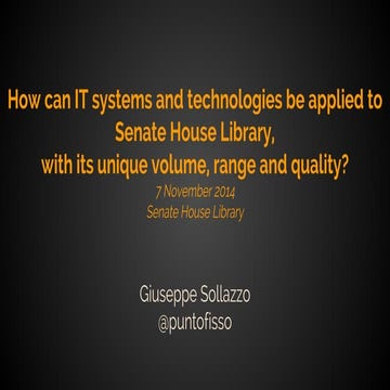 Senate house presentation slideshare