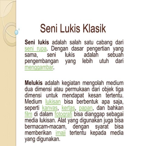 Seni Lukis Klasik