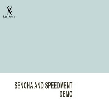 Speedment & Sencha at Oracle Open World 2015