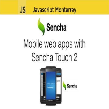 Mobile web apps with sencha touch 2