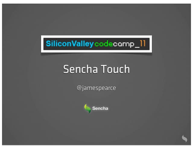 Building a Mobile App with Sencha Touch