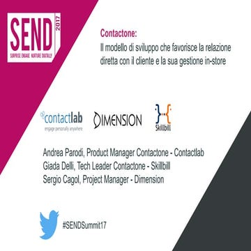 Contactone: il modello di sviluppo che favorisce la relazione diretta con il ...