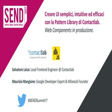 Creare UI semplici, intuitive ed efficaci con la Pattern Library di Contactla...