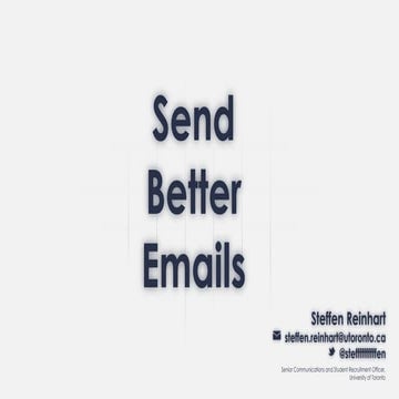 Send better emails