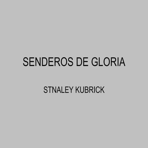 Senderos De Gloria