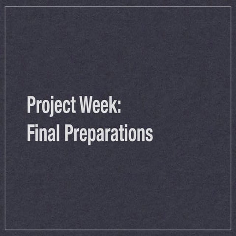 Project Week Send off 2015