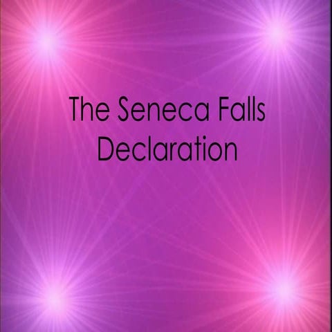 Seneca falls | PPT