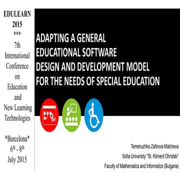 Sen educational software design and development model