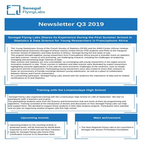 Morocco Flying Labs Newsletters 2019 | PDF