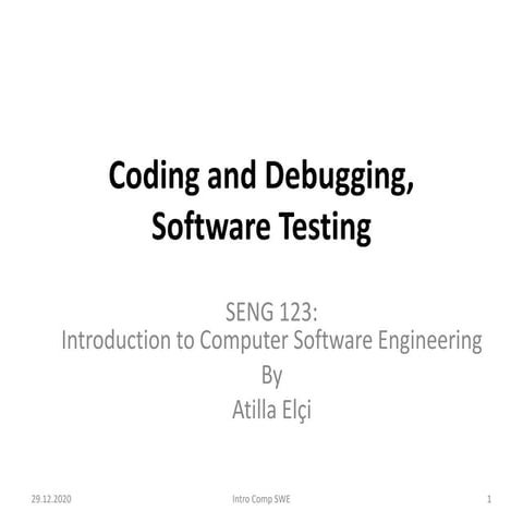 Seng 123 11-imrq | PDF