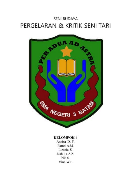 Makalah Seni Budaya Pergelaran Tari Dan Kritik Seni Tari