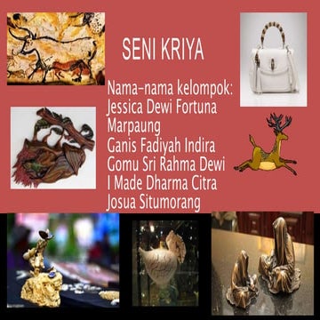 Seni kriya | PPTX