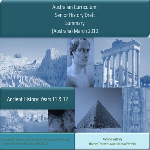 Senior Ancient History Draft Summary