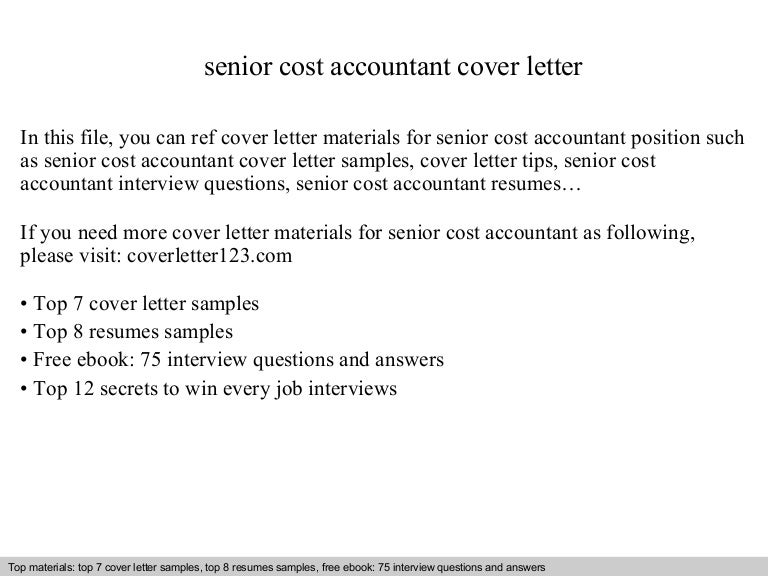 best accounting cover letters