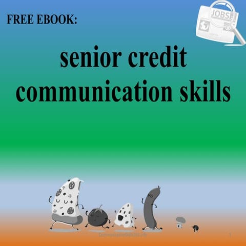 Senior credit communication skills pdf
