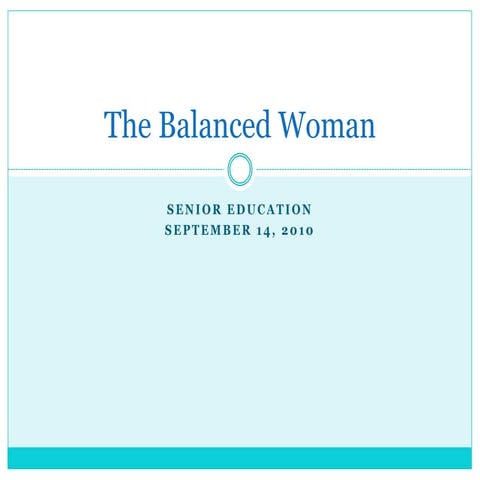 Kappa Alpha Theta Senior Education Fall 2010