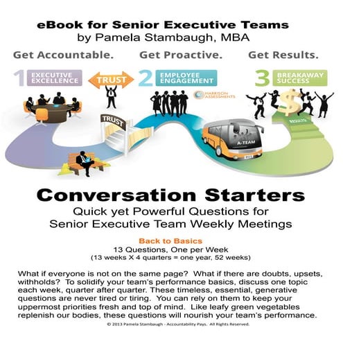 Senior Executive Team Conversation Starters