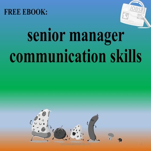 Senior manager communication skills pdf