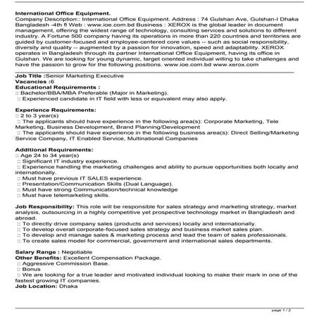 Senior marketing executive_in_international_office_equipment.