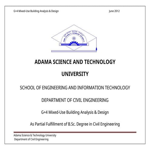 Comprehensive Structural Analysis and Design of G+4 Mixed-Use Building ...