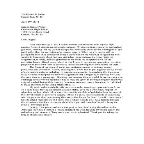Senior Project Speech | DOC