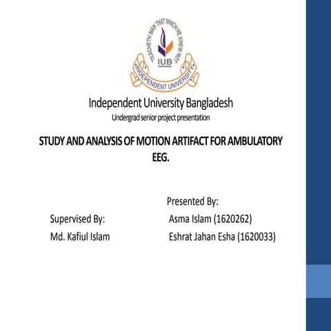 Motion Artifact in Ambulatory EEG
