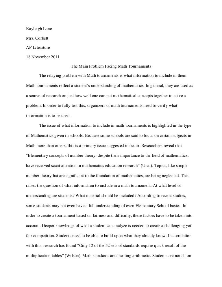 Senior papers