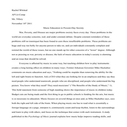 Senior project research paper
