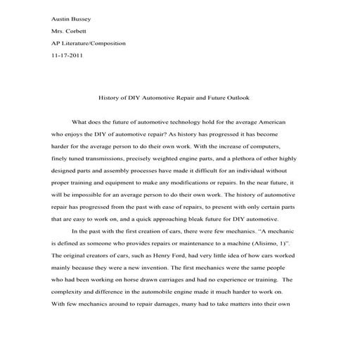 Senior project research paper | DOC
