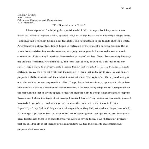 Senior project speech