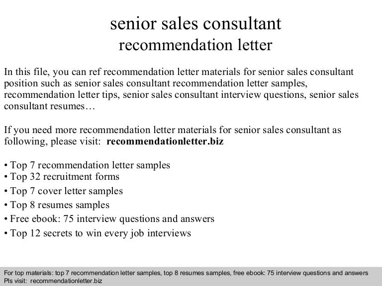 senior sales consultant job description pictures