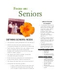 Library Service to Seniors: Handout