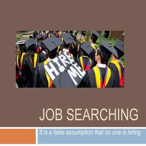 Seniors - Job Searching