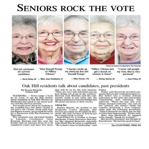 Seniors rock the vote | DOCX