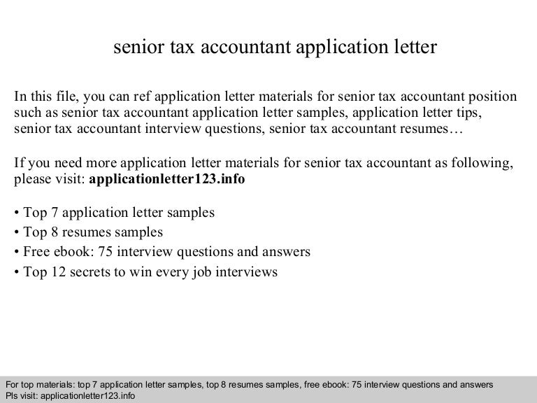 Tax application letter image