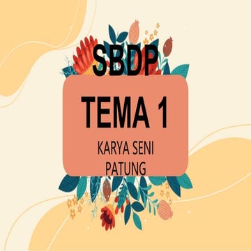 MATERI KURIKULUM 2013 SENI RUPA PATUNG.pptx