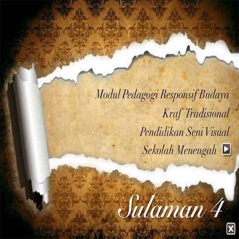 Seni Sulaman 4 Slide PPT