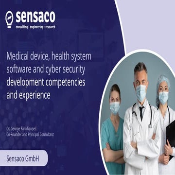 Software system consultants in industrial, medtech & fintech.