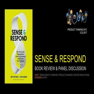 Sense & Respond: Book Review & Panel Discussion
