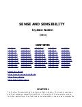 Sense and Sensibility by Jane Austen