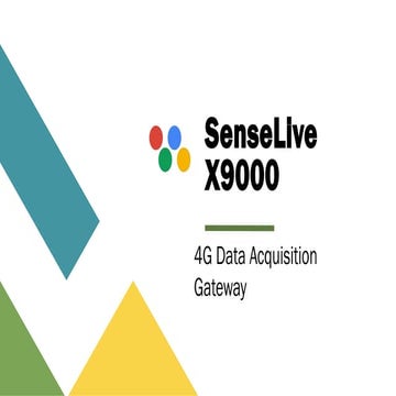 X9000: 4G IIoT Edge Gateway & Controller | PPTX