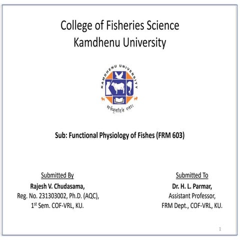 Sense organs and their functions in Fish