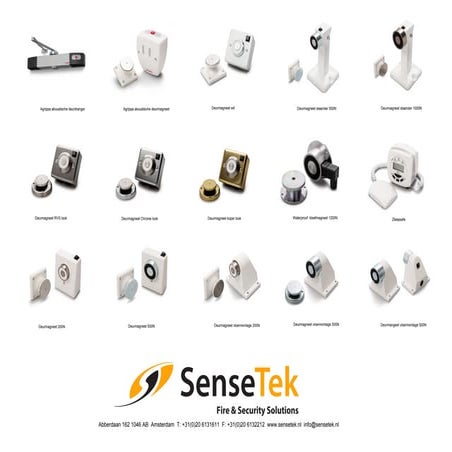 Sensetek kleefmagneten brandbeveiliging