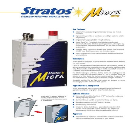 SenseTek Stratos Micra 25 datasheet