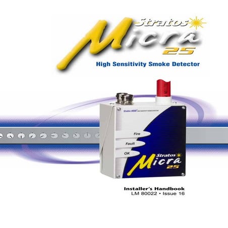 SenseTek Stratos Micra 25 installers handbook