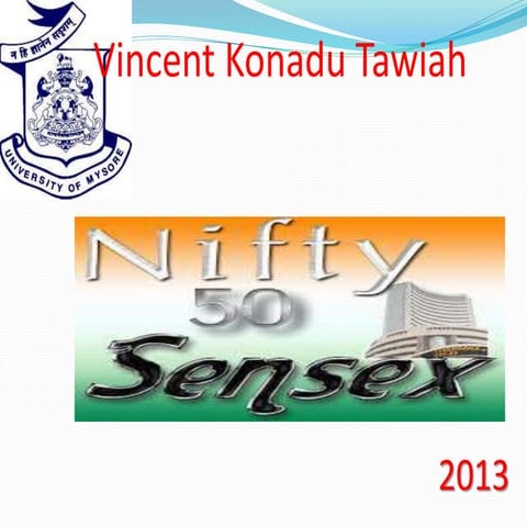 Sensex and nifty